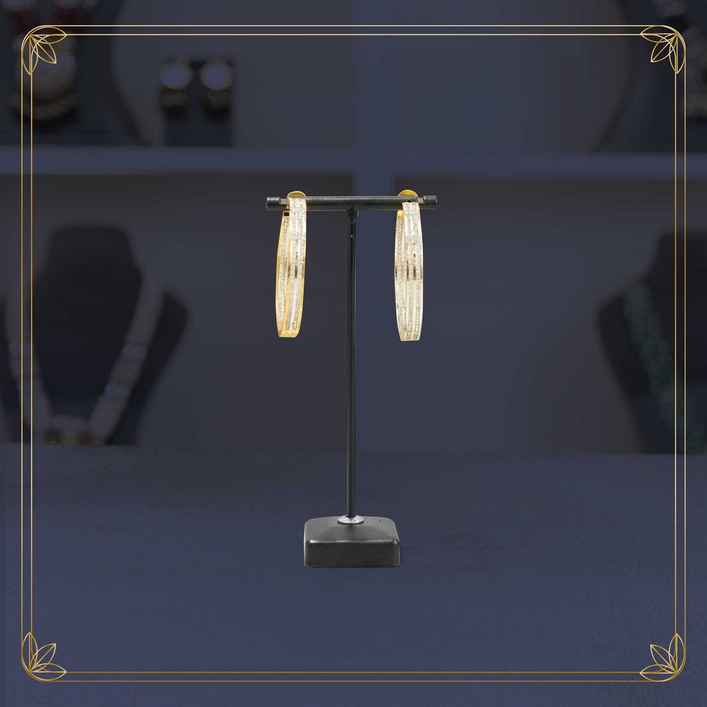 The Empress's Radiance Hoop Earing's