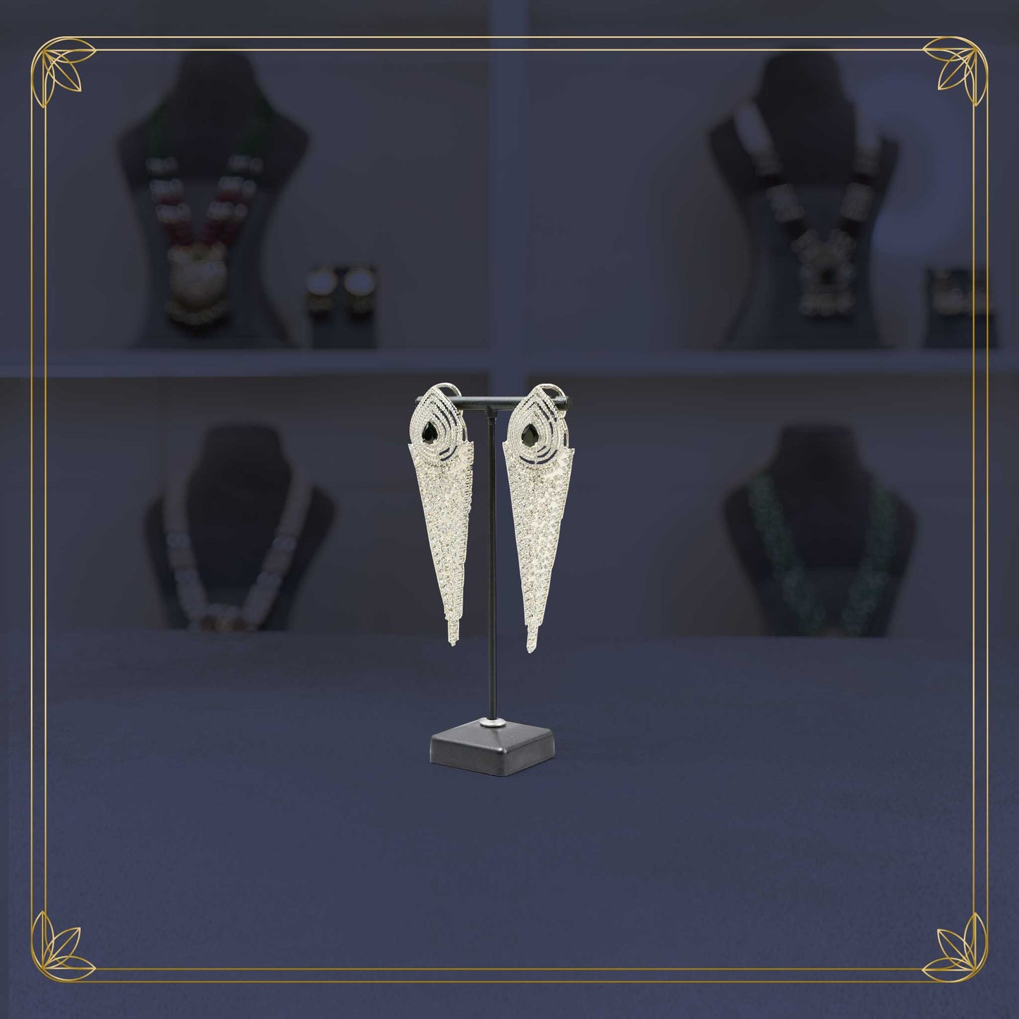 Midnight Majesty Drop Earing's