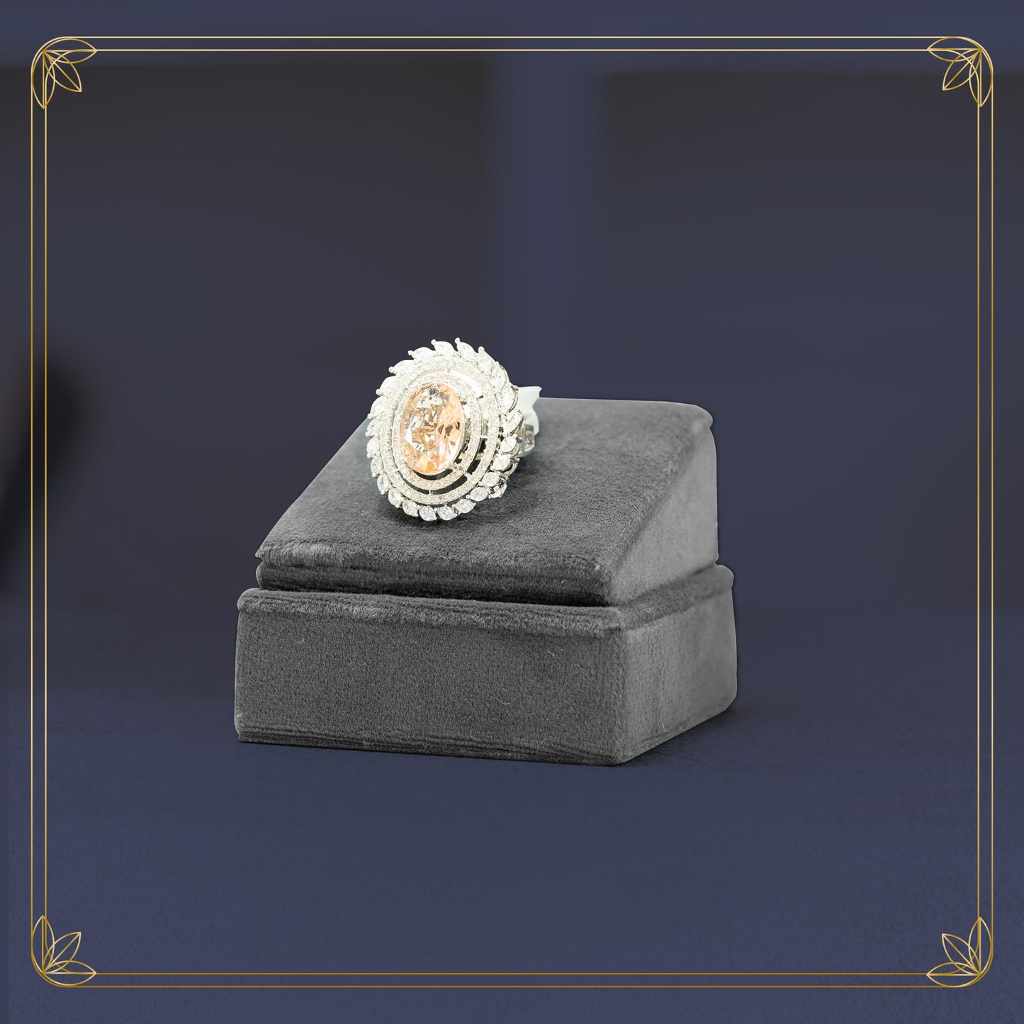 Luminous Sunlike Diamond Ring