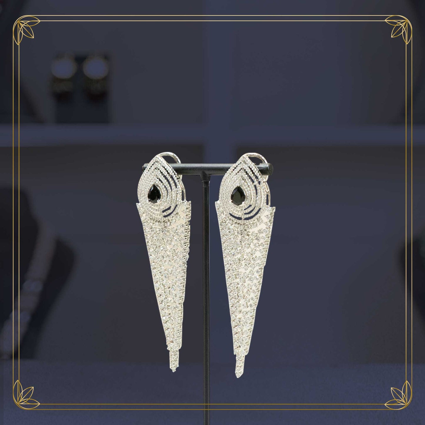 Midnight Majesty Drop Earing's