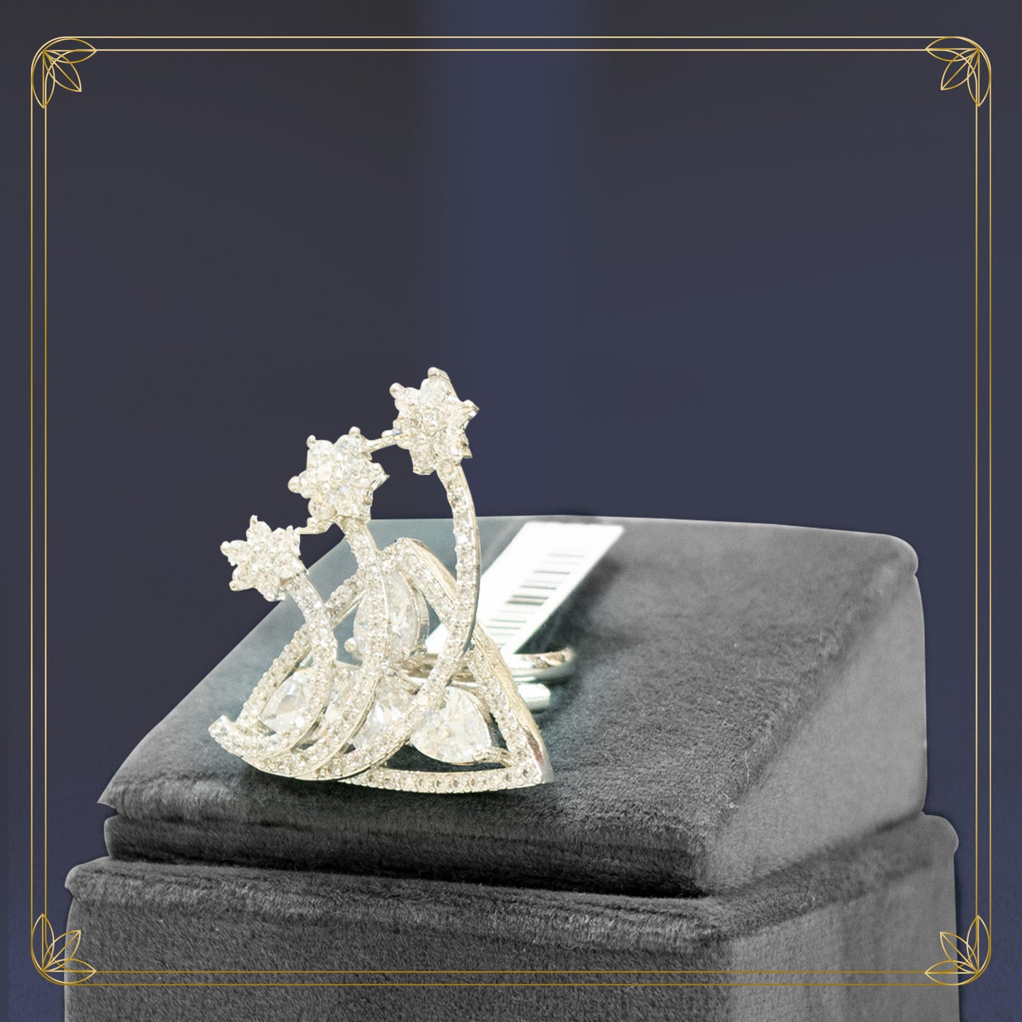 Dazzling Starlight Aura Diamond Ring