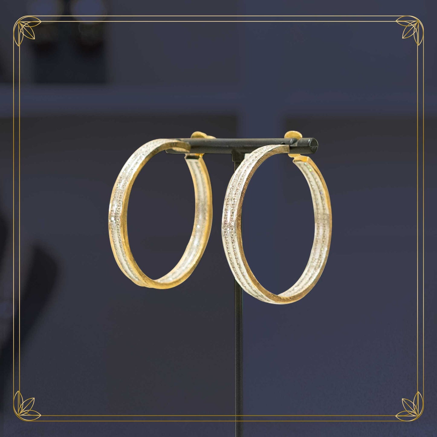 The Empress's Radiance Hoop Earing's