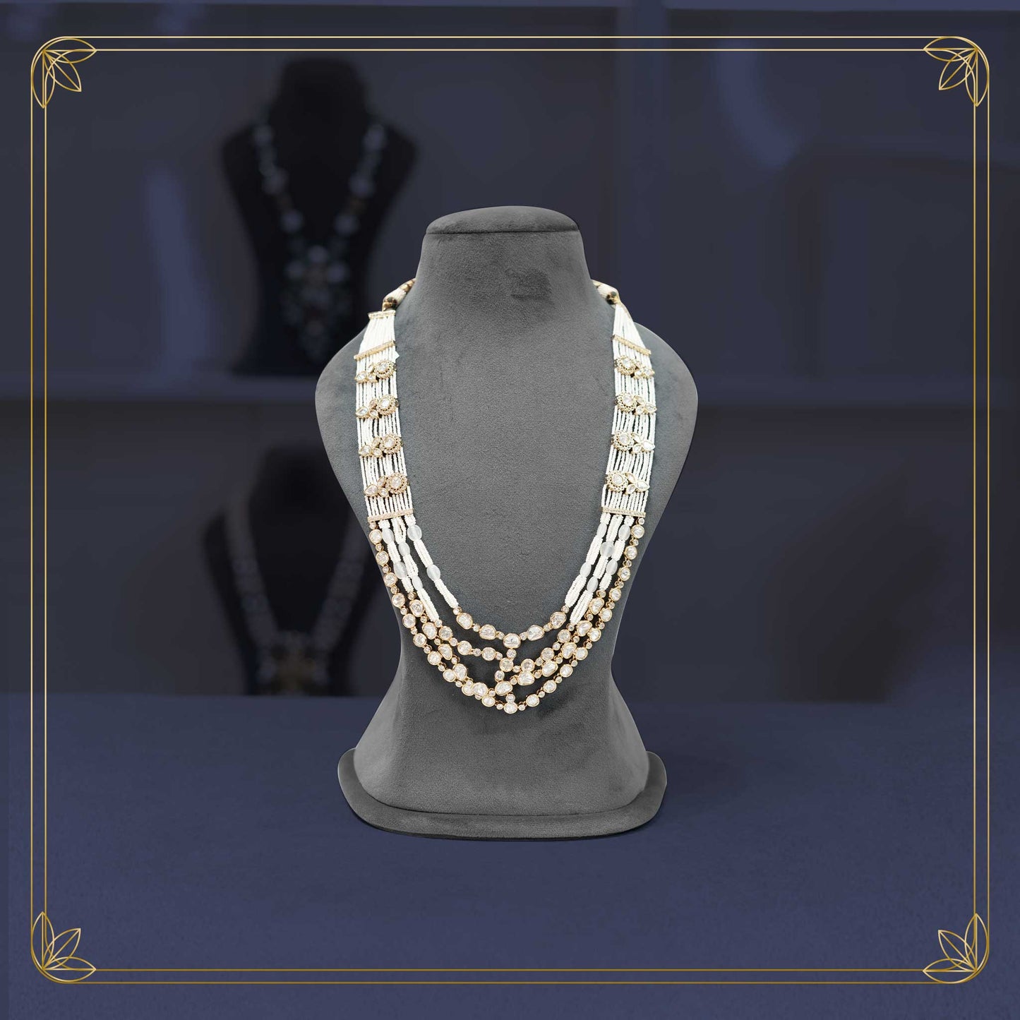 Stunning Multi-Layer Pearl Necklace set