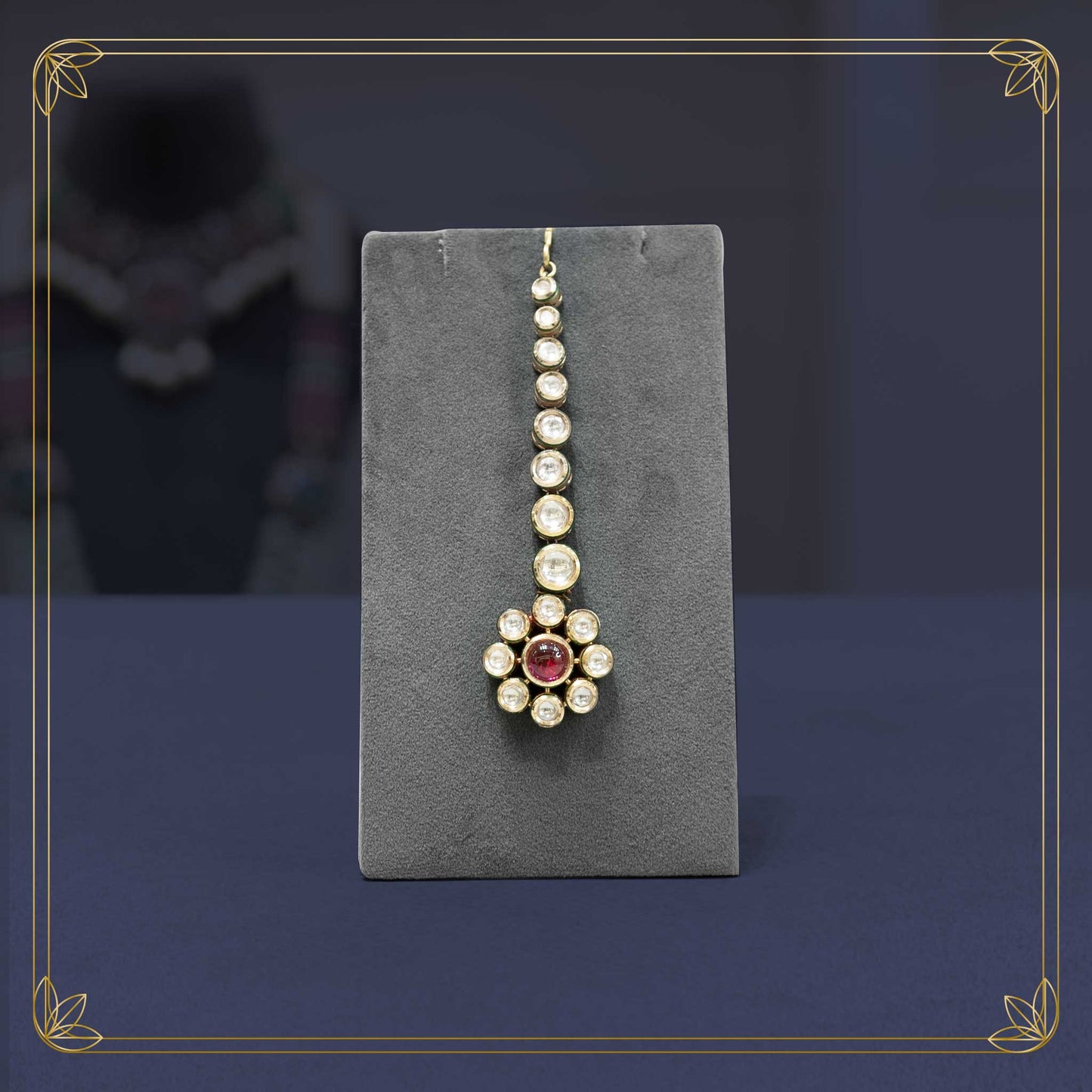 Heritage Padmavati Gemstone Bridal Set - Rental
