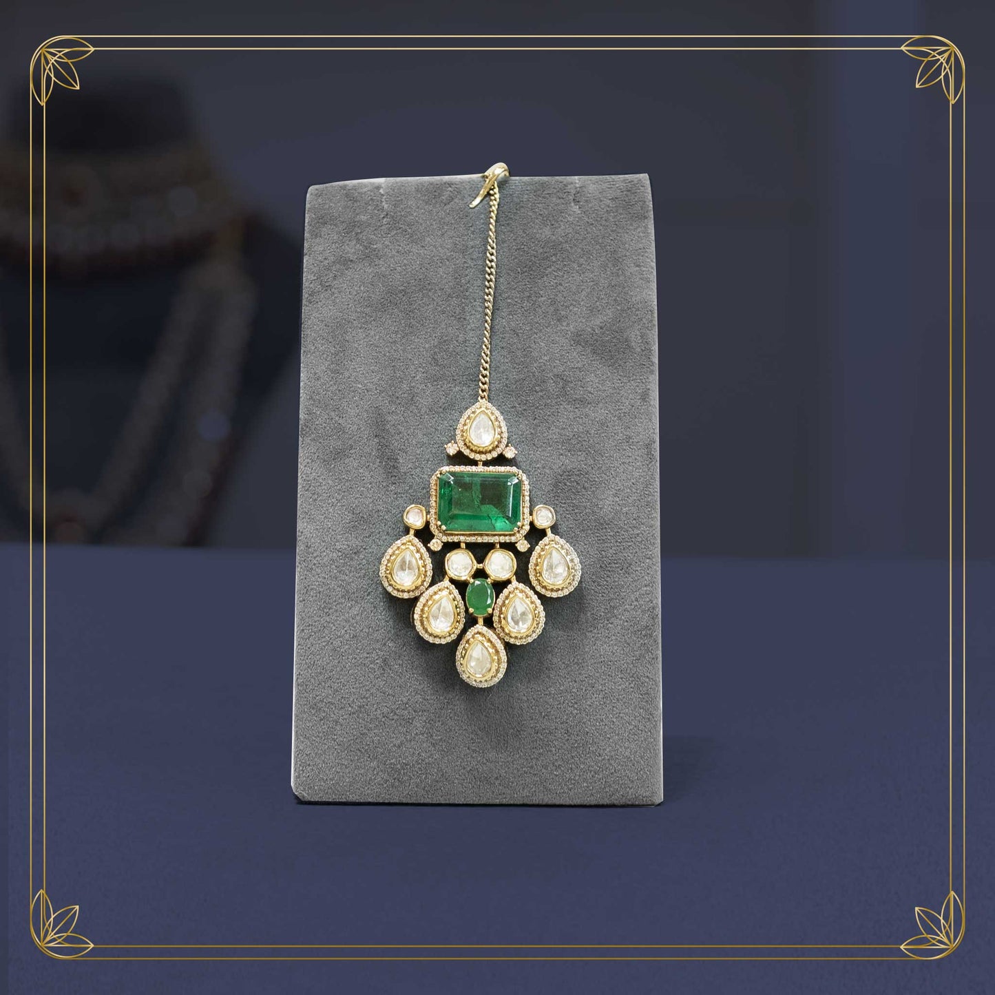 Timeless Mehandi Green Victorian Bridal Set - Rental