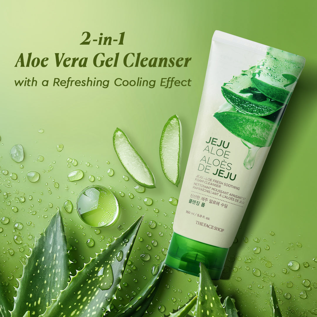 Jeju Aloe Fresh Soothing Cleansing Foam 150ml