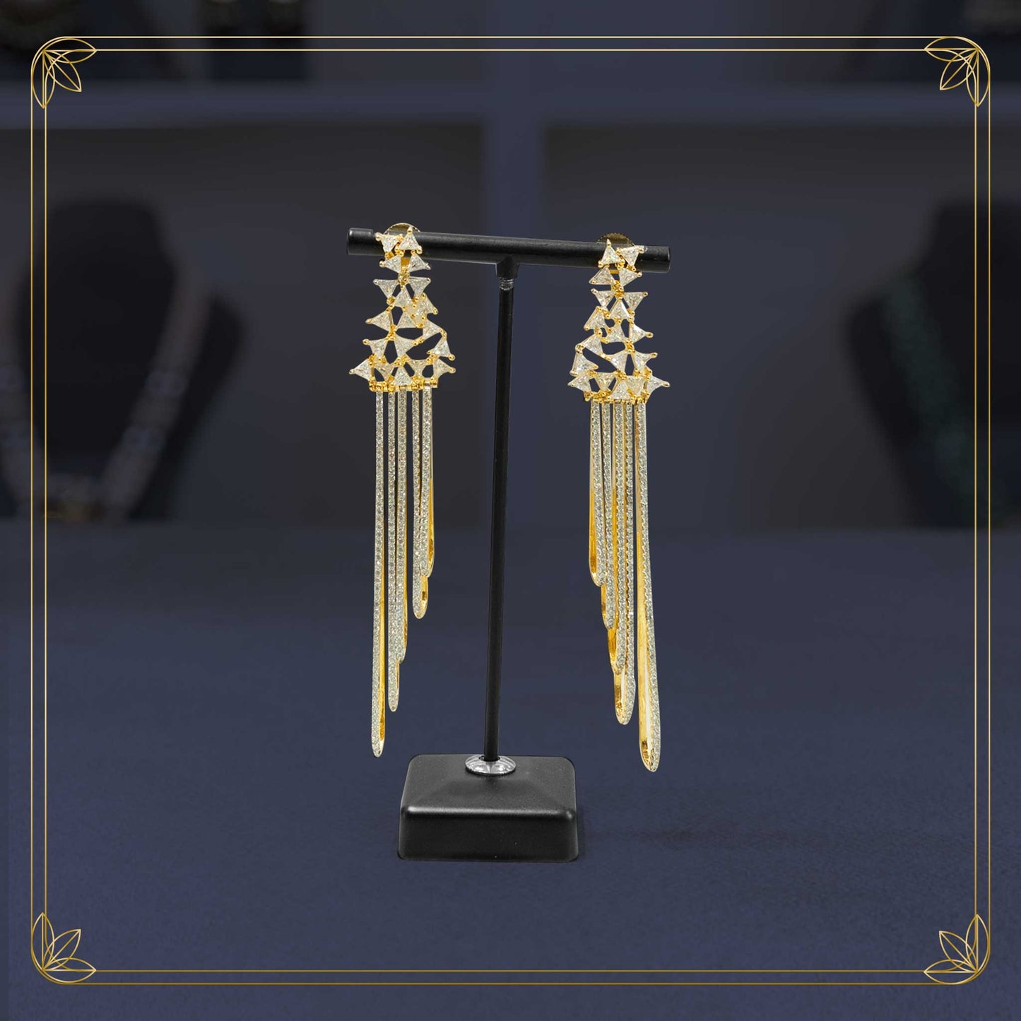 The Royal Cascade Fringe Earings