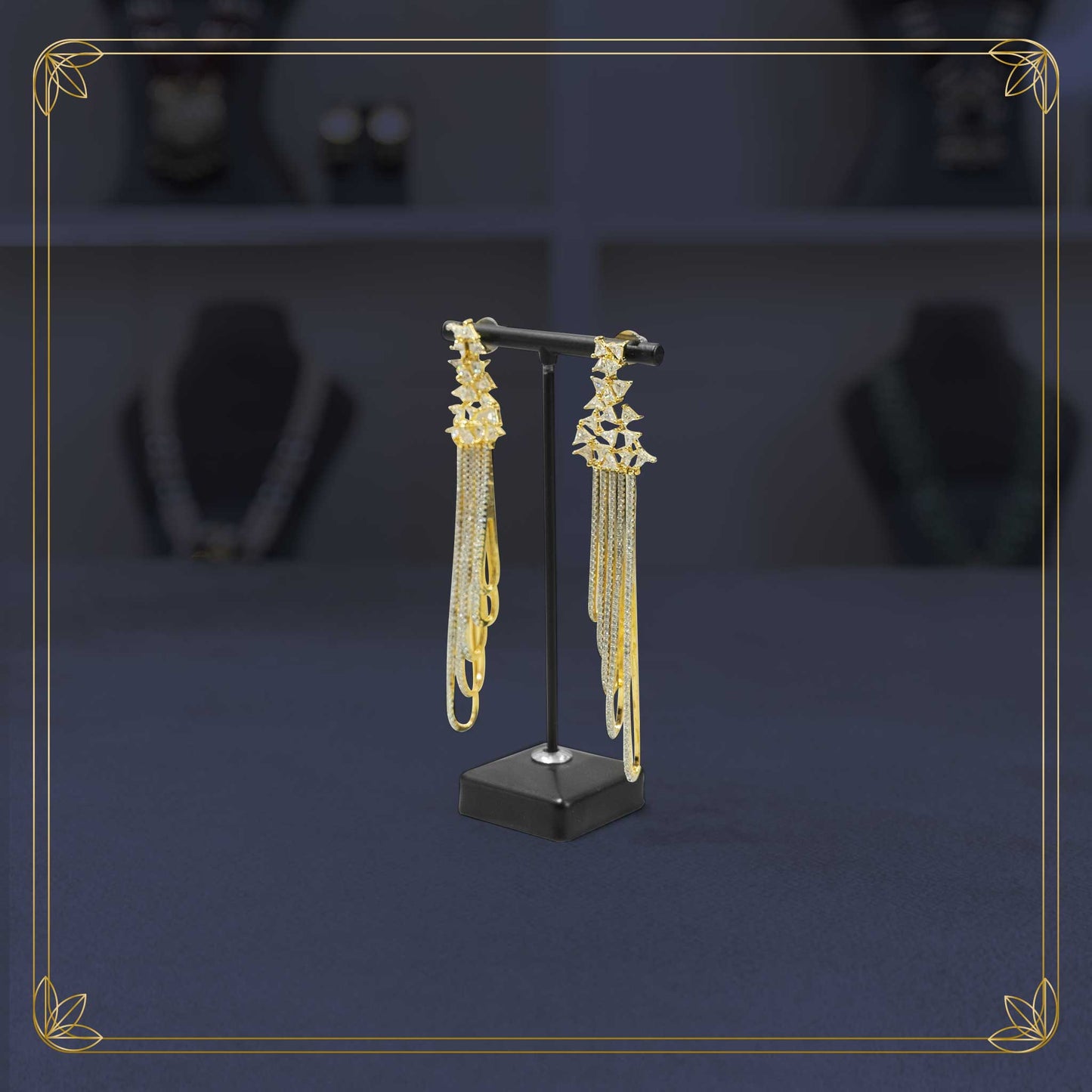 The Royal Cascade Fringe Earings