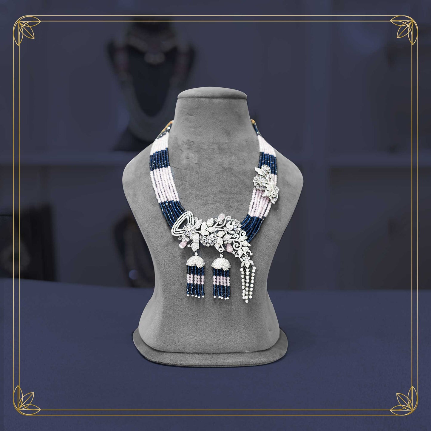 Bluebell Opulence Diamond Lookalike Necklace