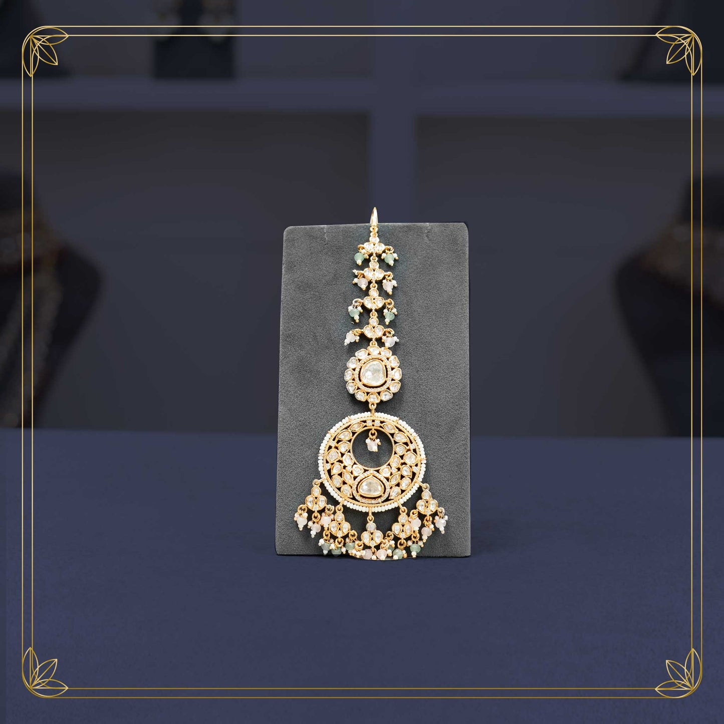 Stunning Kundan PS Choker Bridal Jewellery Set - Rental