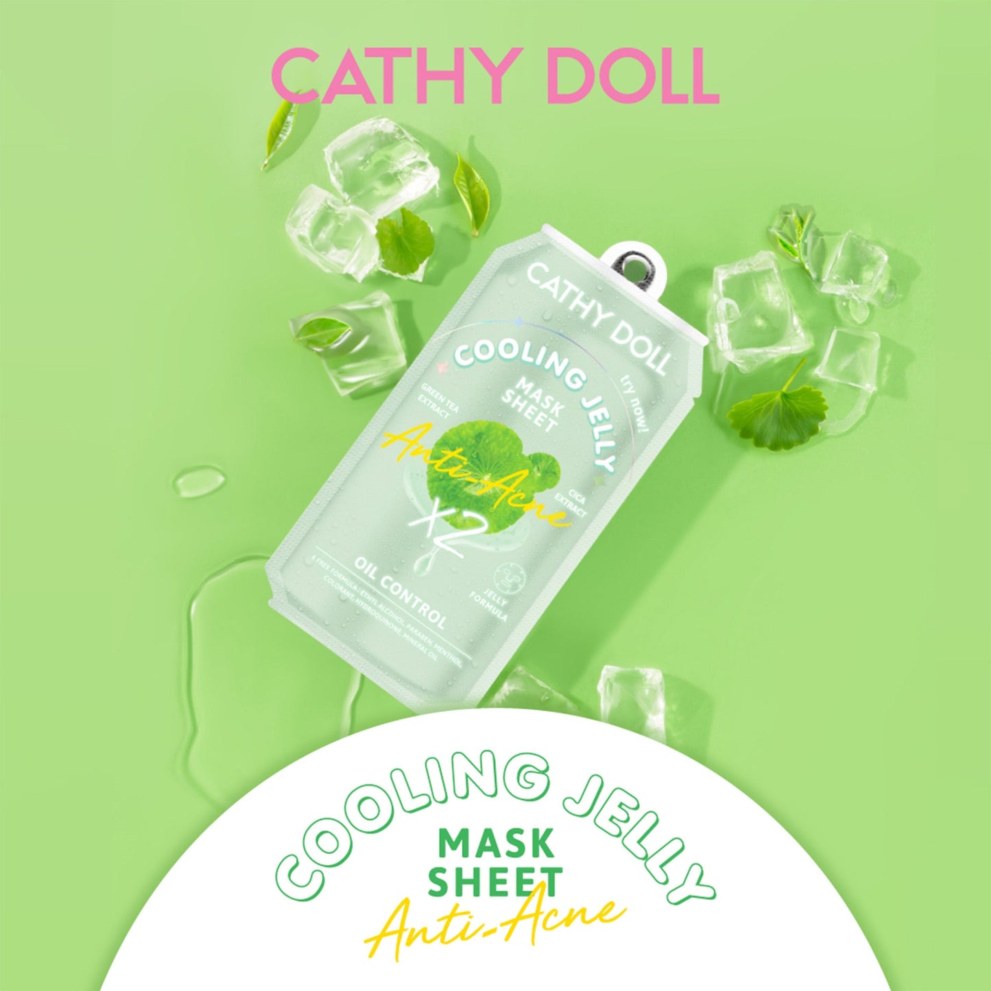 Anti Acne Cooling Jelly Mask Sheet