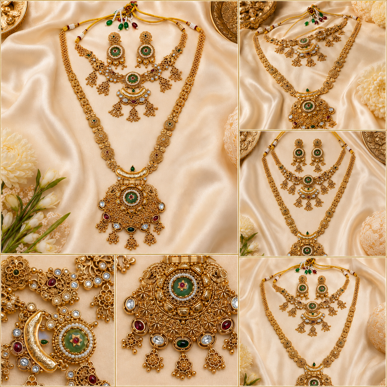 Emerald Heritage Necklace Set