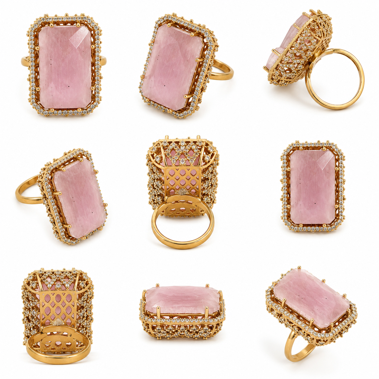 Dynasty Rose Cocktail Ring (56211)