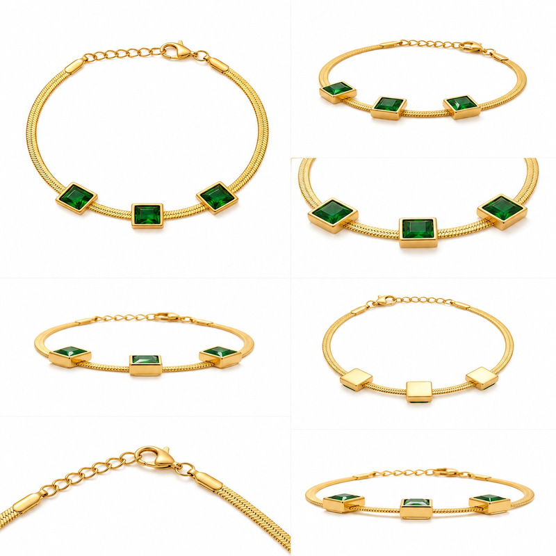 The Emerald Ribbon Bracelet (52193)