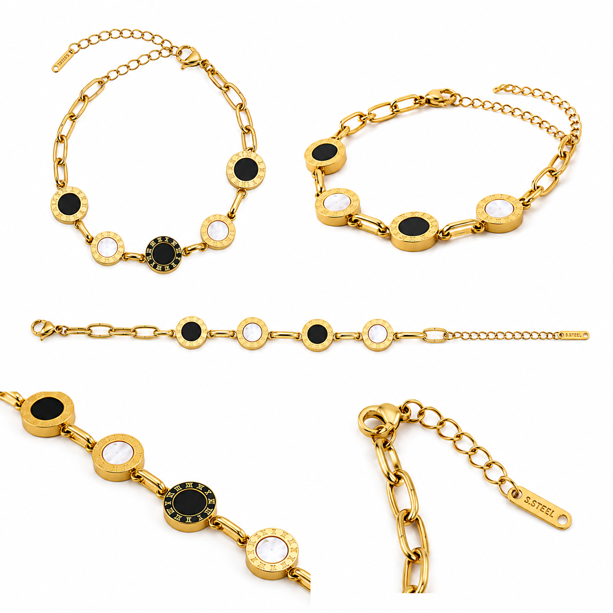 Black & Pearl Symphony Bracelet (52193)