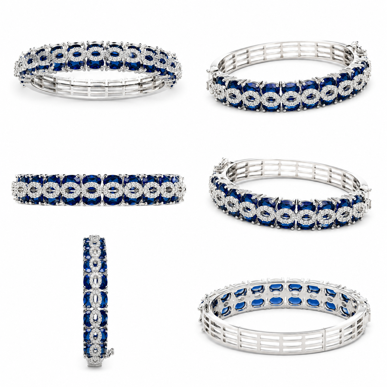 Royal Blue Halo Bracelet (54979)