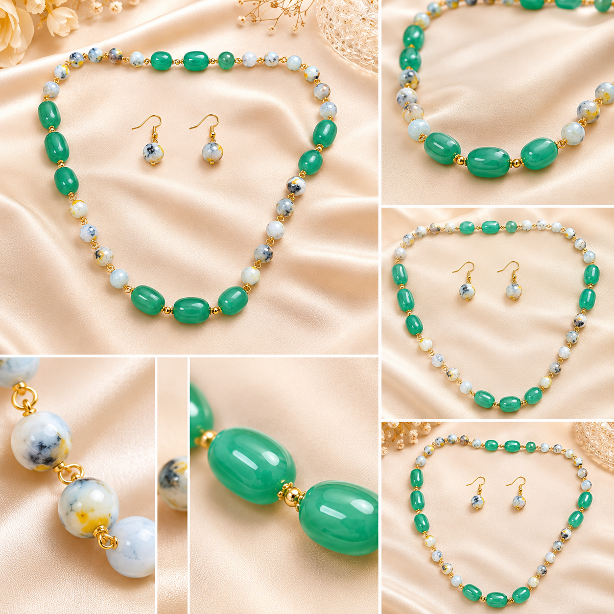 Emerald Mist Necklace Set