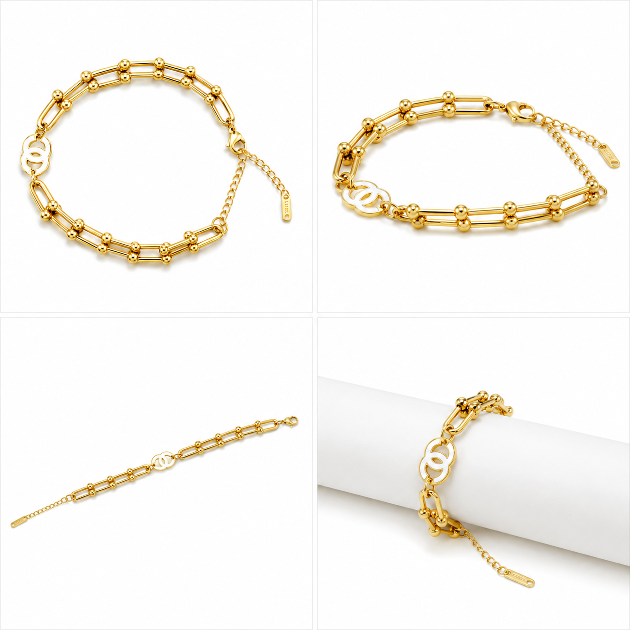 Golden Link Luxe Bracelet (51887)
