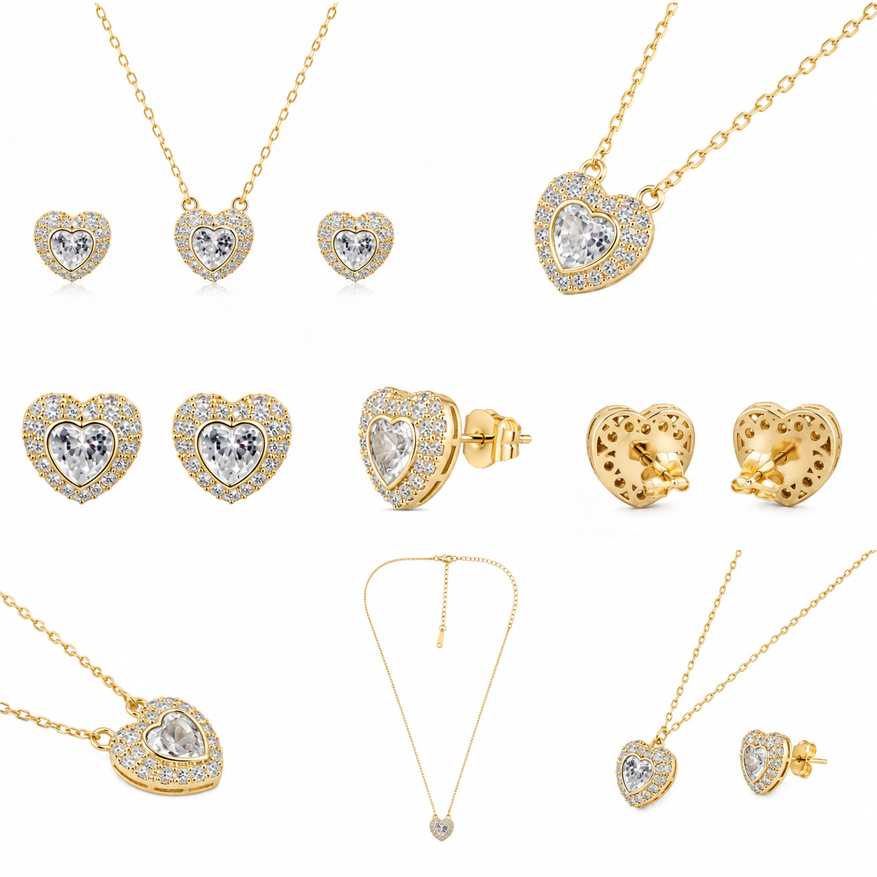 Eternal Heart Pendant Set (56536)