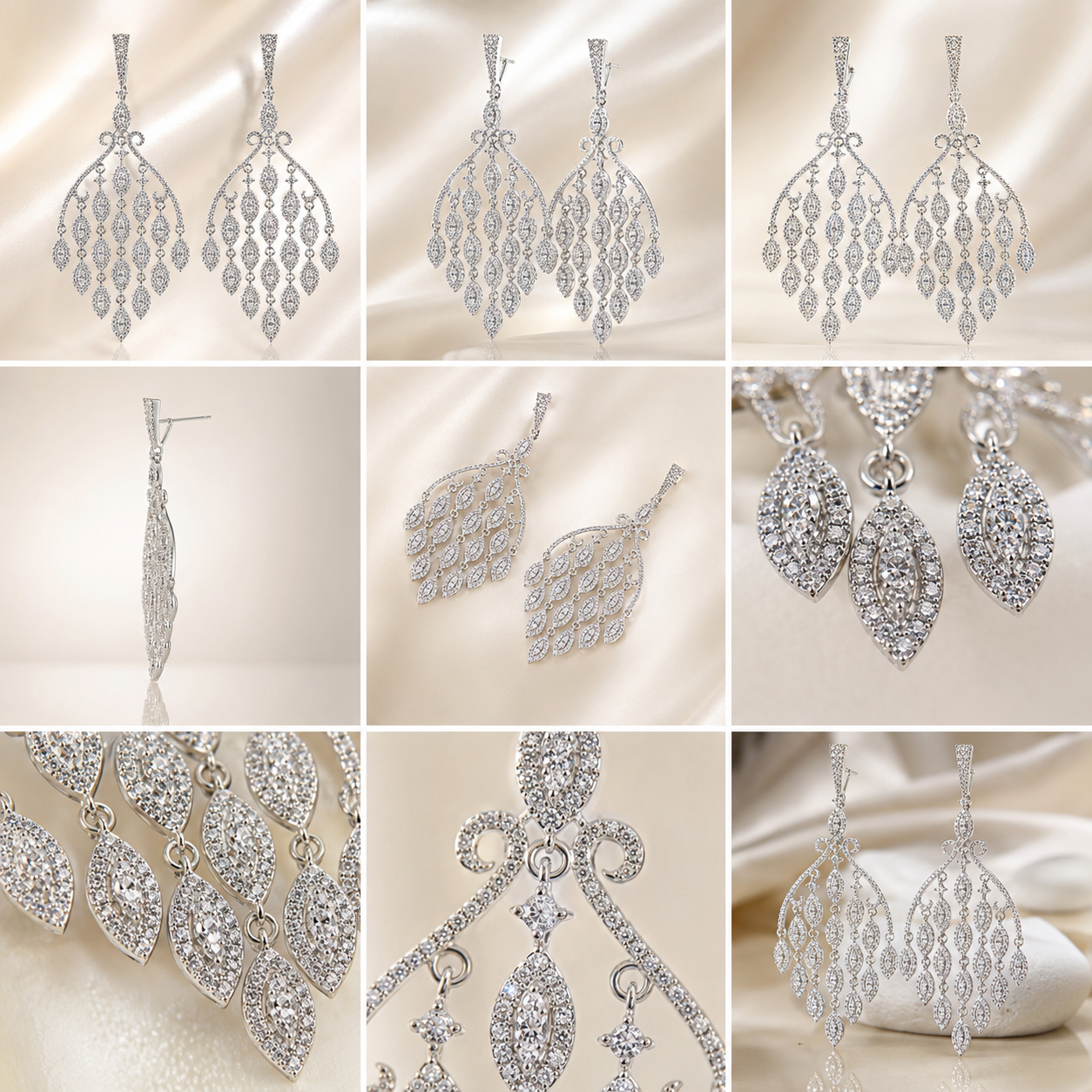 Moonveil Chandelier Drops