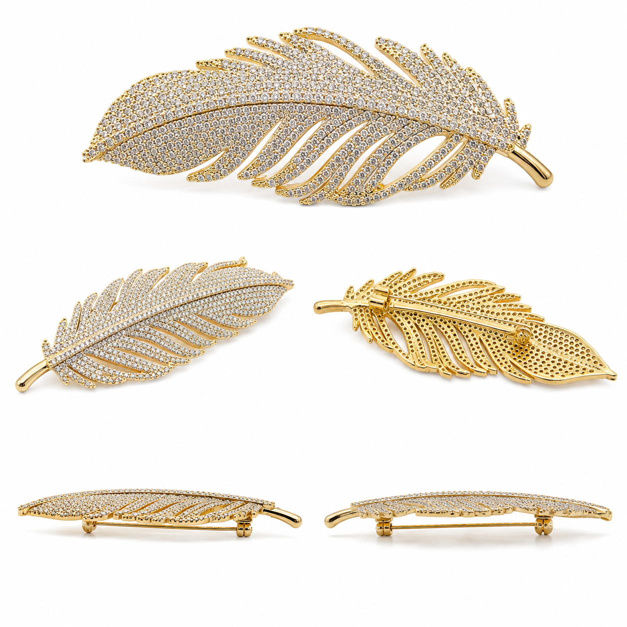 Celestial Feather Brooch (54616)