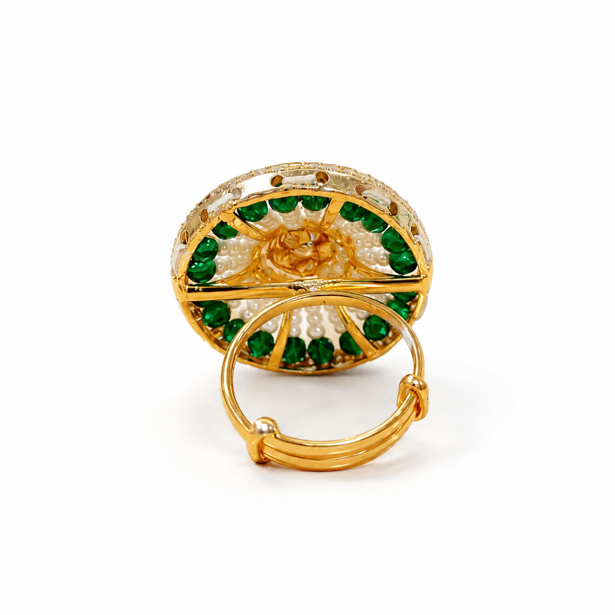 Florence Emerald Crown Ring (55472)