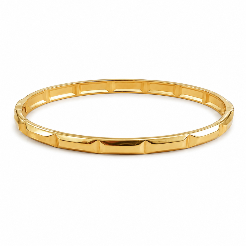 Gold Finish Minimalist Bracelet for Women (58753)