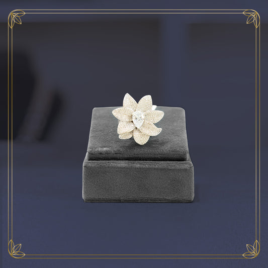 Regal Starlight Flower Cluster Ring