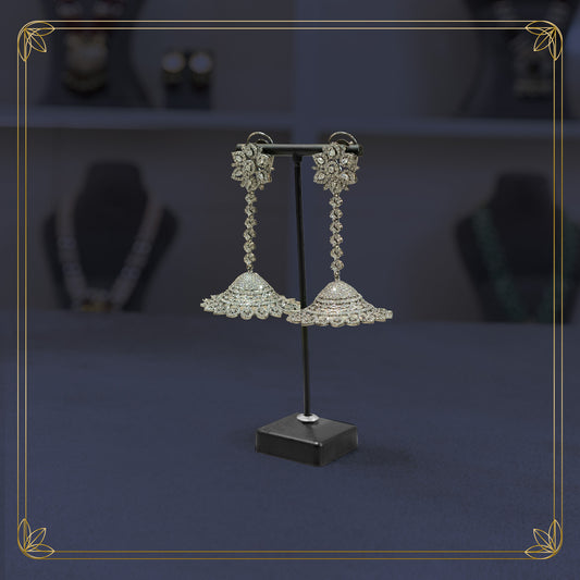 The Maharani's Bloom Jhumkas