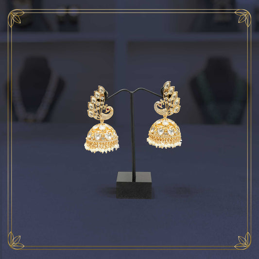 Emperor's Plume Jhumkas