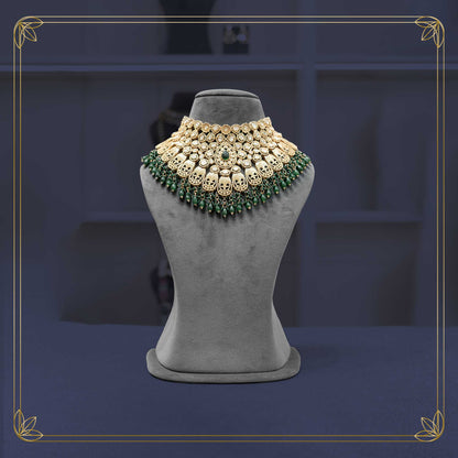 Emerald Vow Bridal Choker - Rental