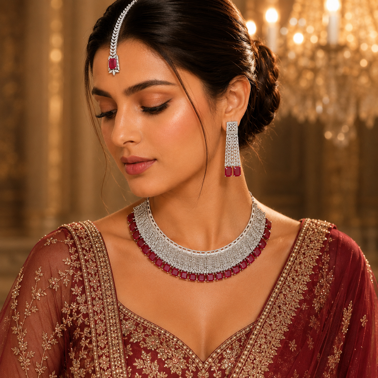 Ruhani Ruby Royale Set
