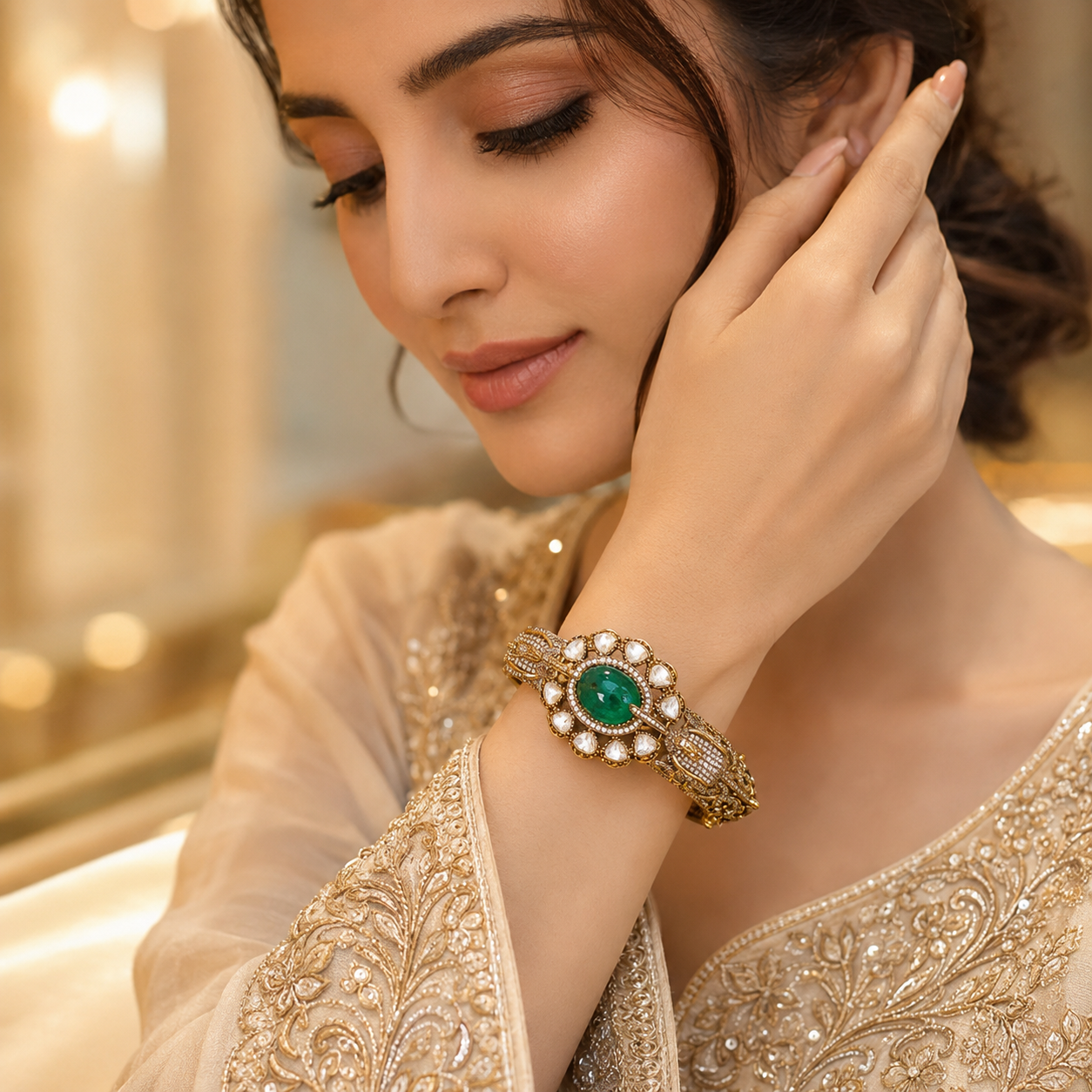 The Imperial Emerald Bracelet