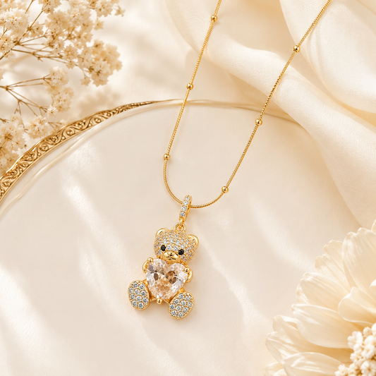 Crystal Teddy Luxe Pendant (52375)