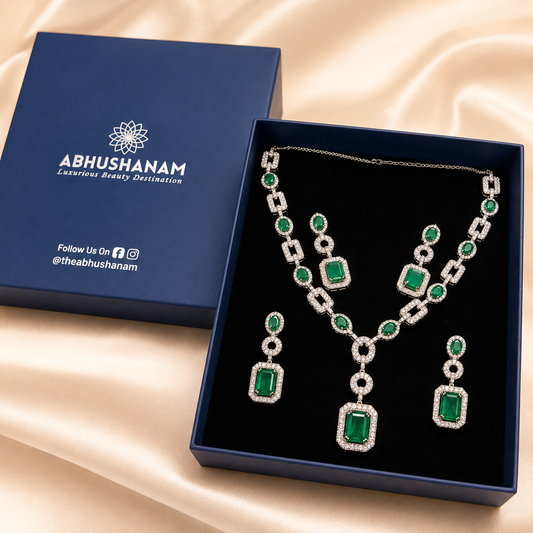 Emerald Royale Necklace Set