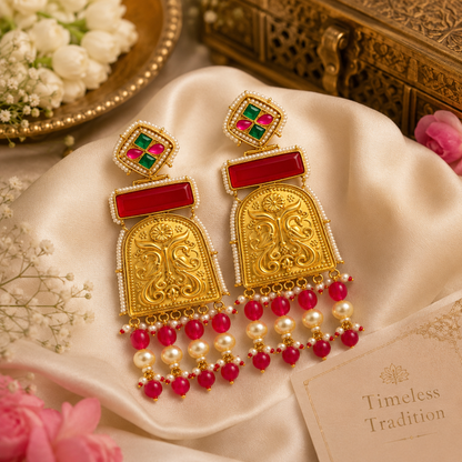 Rajeshwari Ruby Earrings (53615)