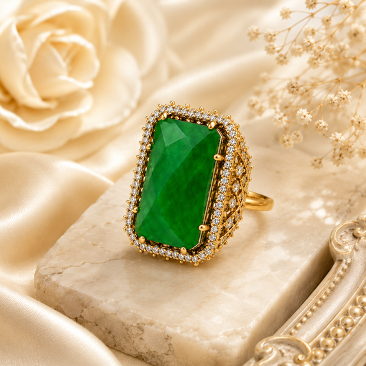 Dynasty Emerald Cocktail Ring (56210)