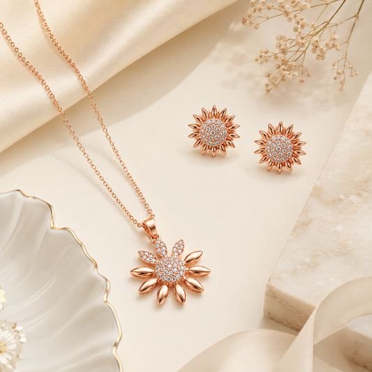 Twinkle Bloom Pendant Set (56507)