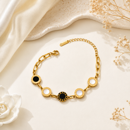 Black & Pearl Symphony Bracelet (52193)