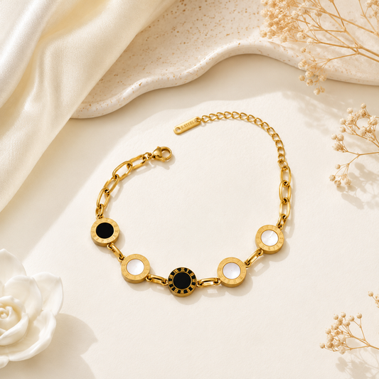 Black & Pearl Symphony Bracelet (52193)