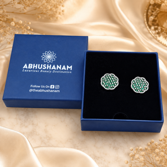 Emerald Jaal Studs
