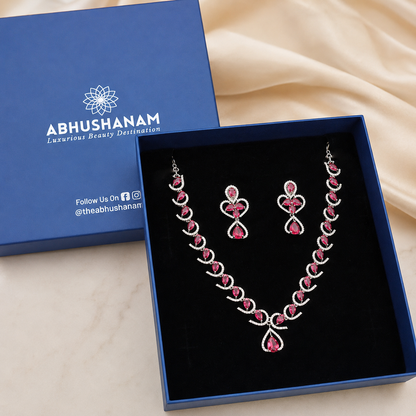 Ruby Vine Jewellery Set