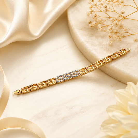 Imperial Meander Crystal Bracelet  (56664)