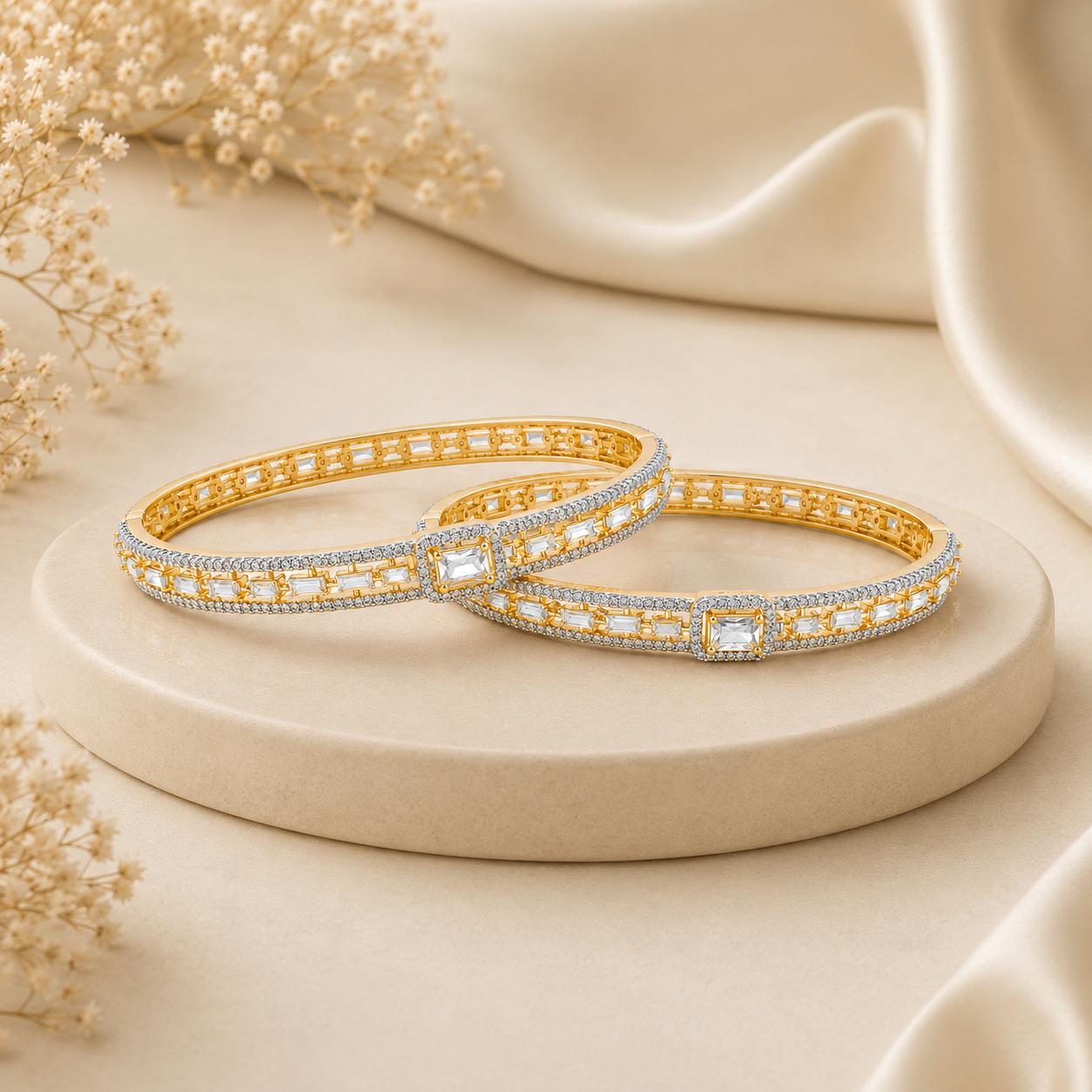 Imperial Crystal Bangles  (54929)