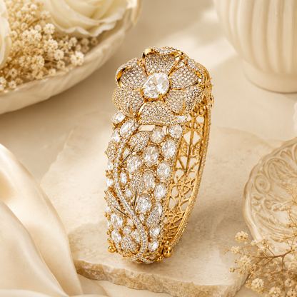 Regal Petals Crystal Bracelet (56200)