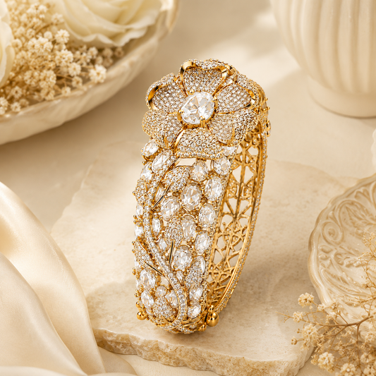 Regal Petals Crystal Bracelet (56200)