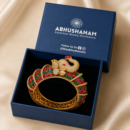 Imperial Harmony Elephant Cuff