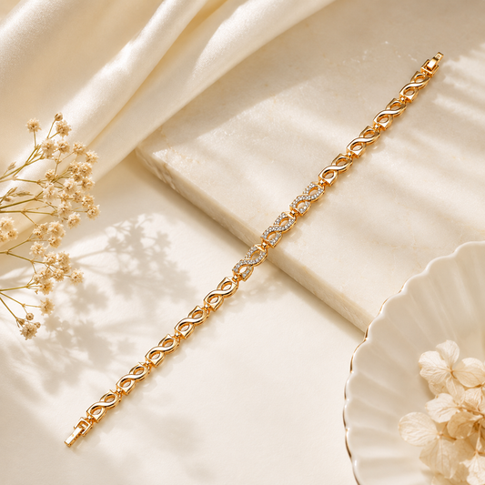 Signature Crystal Link Bracelet (56671)