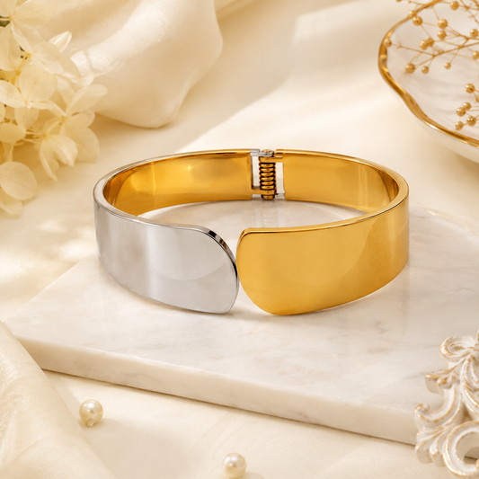Silver & Gold Symphony Cuff (51889)