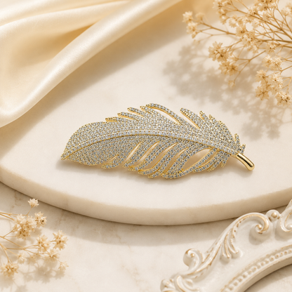 Celestial Feather Brooch (54616)